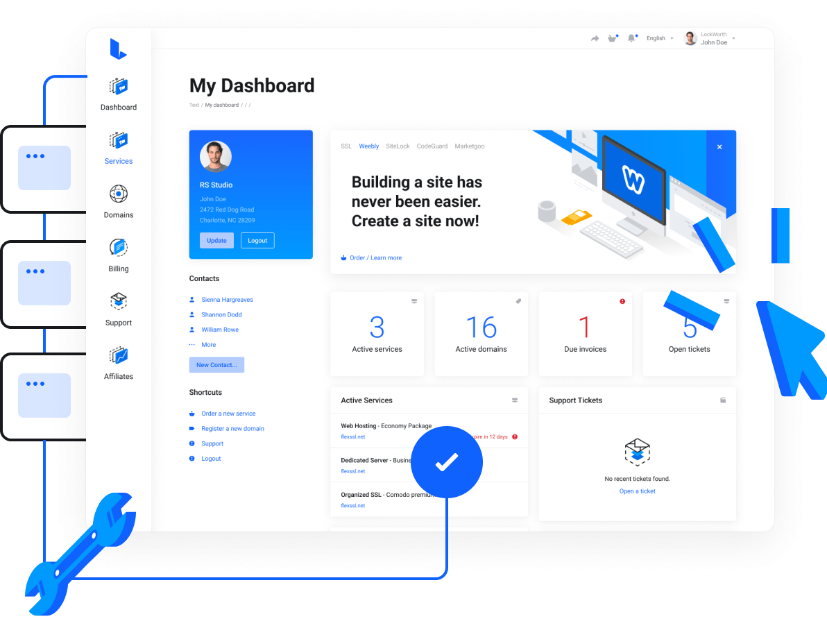 Powerful management tools to save your time